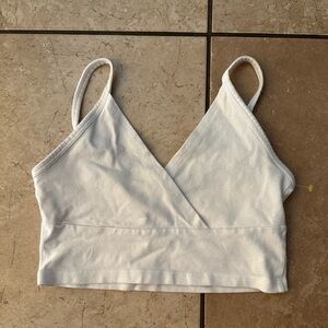 Brandy White crop top